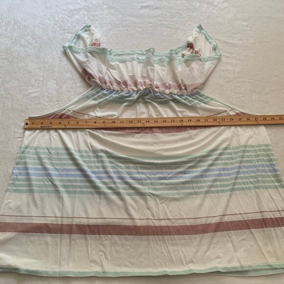 NEW Maurices striped fall lightweight jersey stretch boho shirt‎ top blouse - Picture 8 of 9